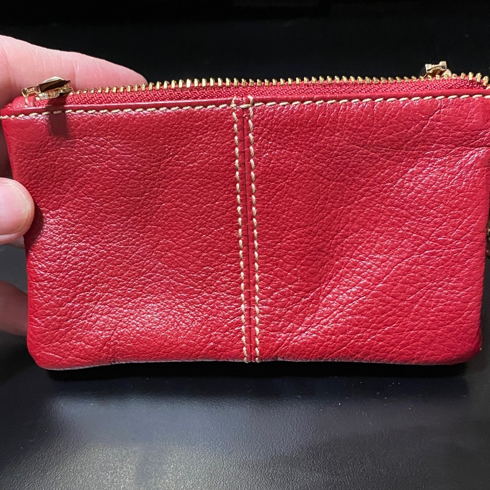 Vintage Celsius Red Leather Wristlet - Picture 5 of 14
